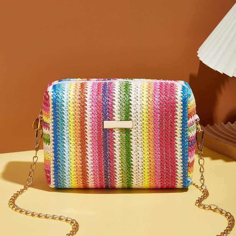 Petit sac à main multicolore pour femme