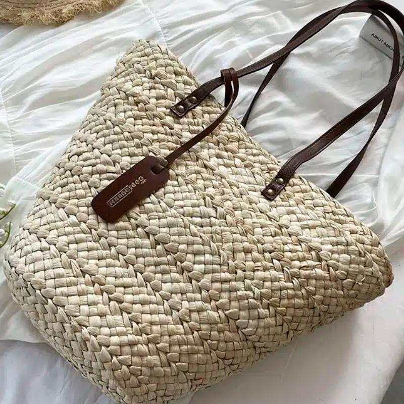 Sac à main bohème en paille pour femmes