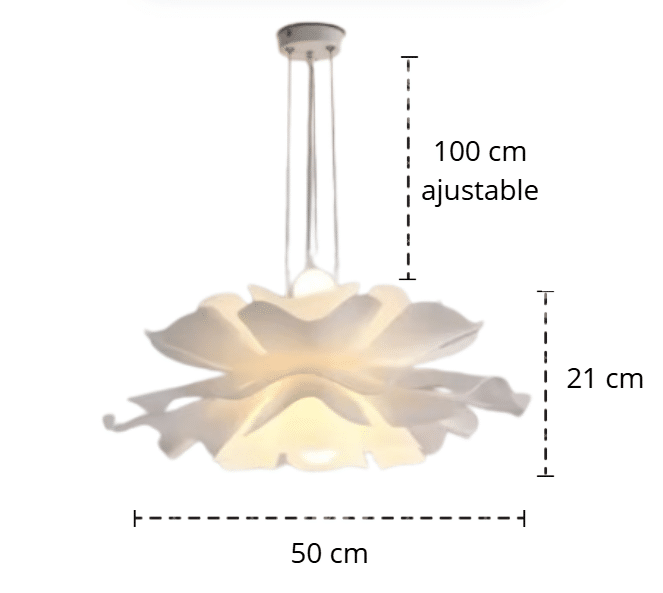 Suspension Pétale de Style Moderne au Design Nordique