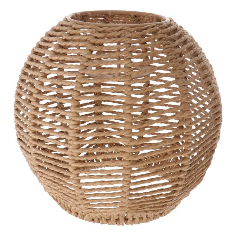 Abat-Jour rustique tissé
