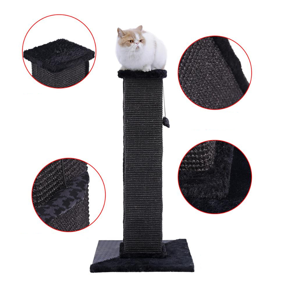 Arbre à chat en rotin noir