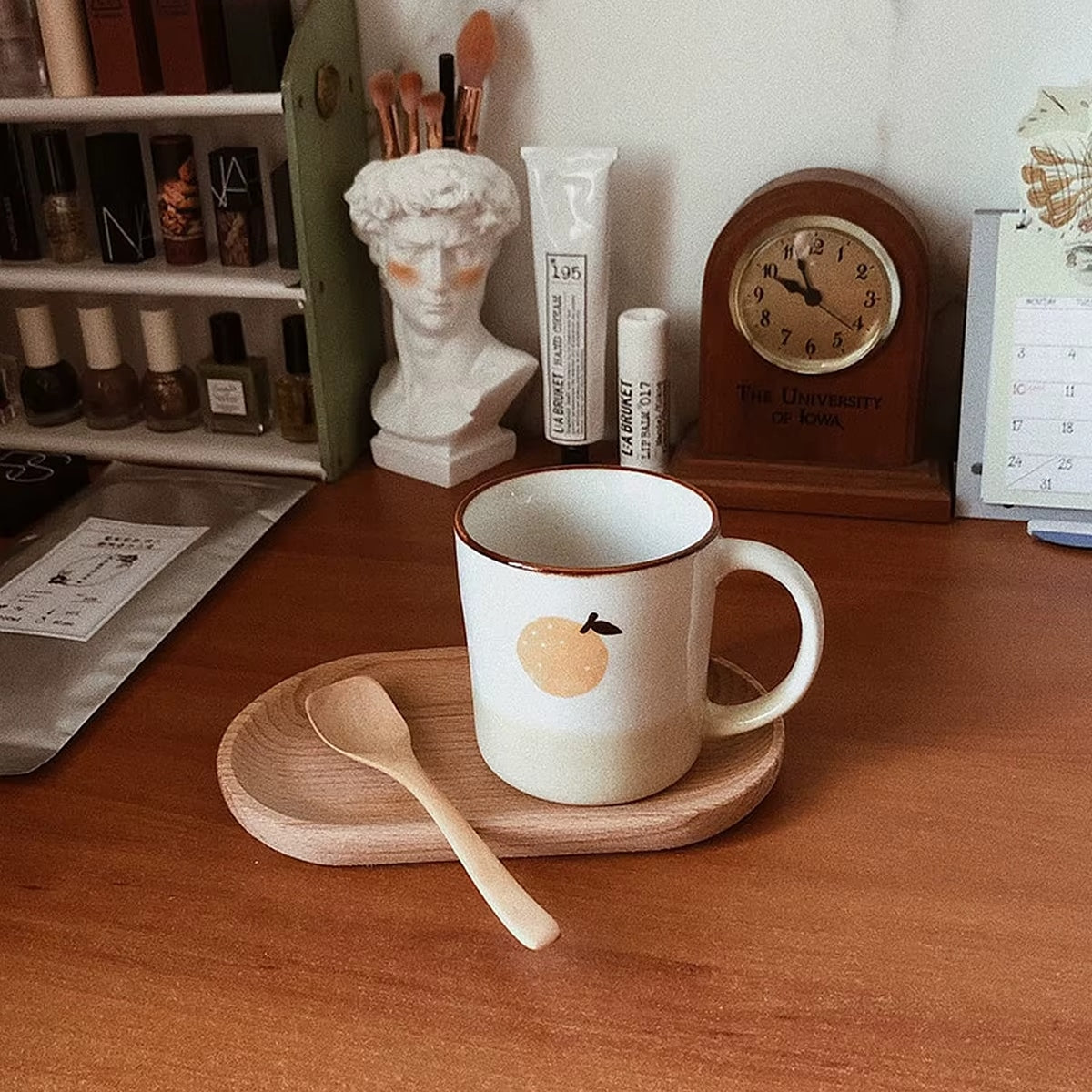 Assiette Bambou Ovale et Rétro