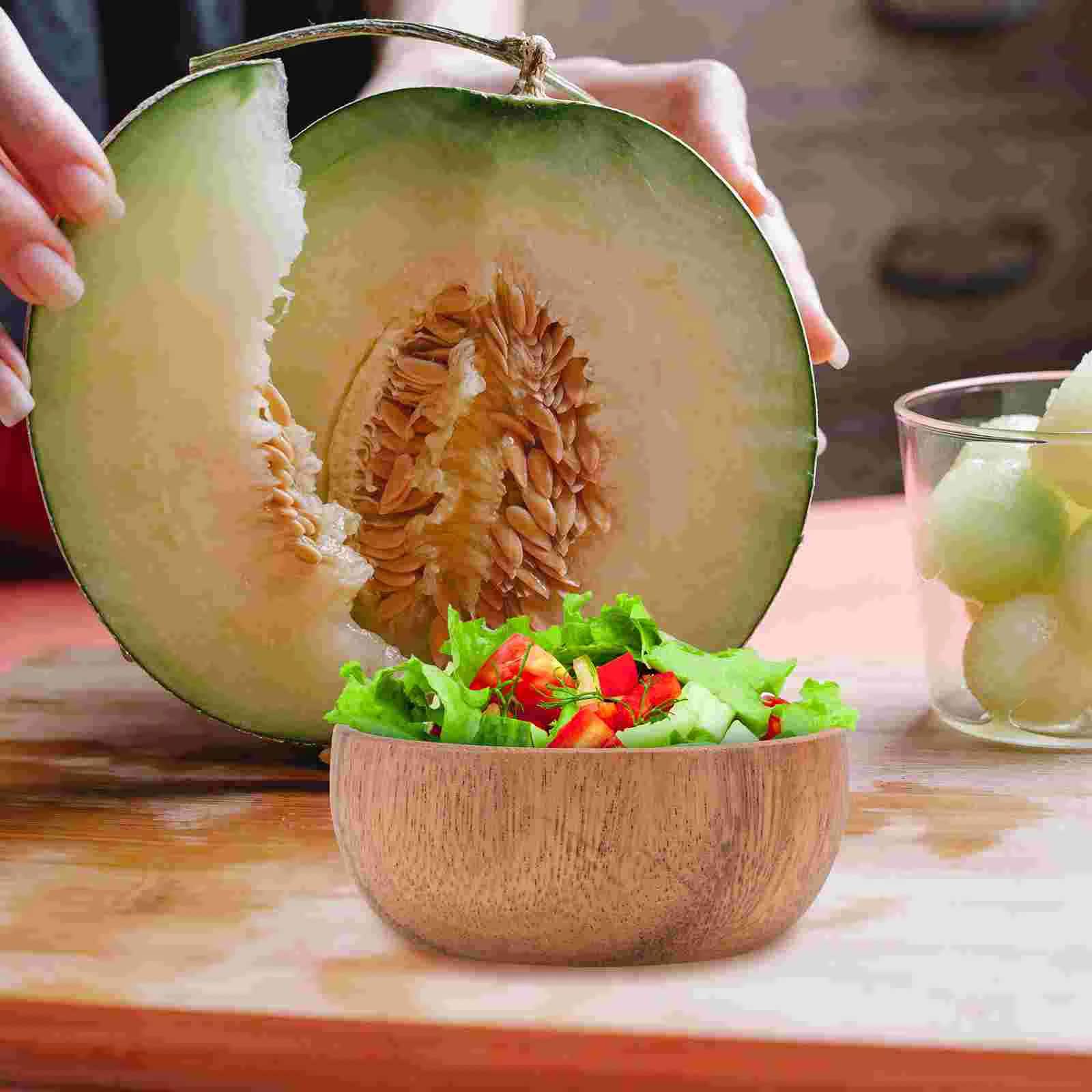 Assiette Effet Bambou en Forme de Bol