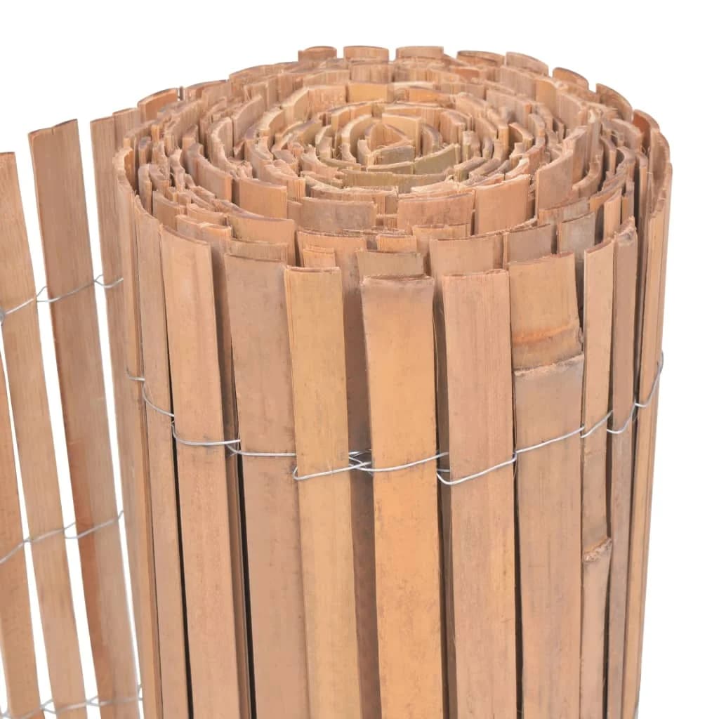 Canisse Bambou Naturel en Forme de Clôture