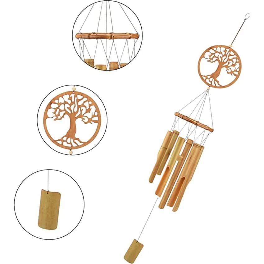 Carillon Bambou Tendance Arbre de Vie