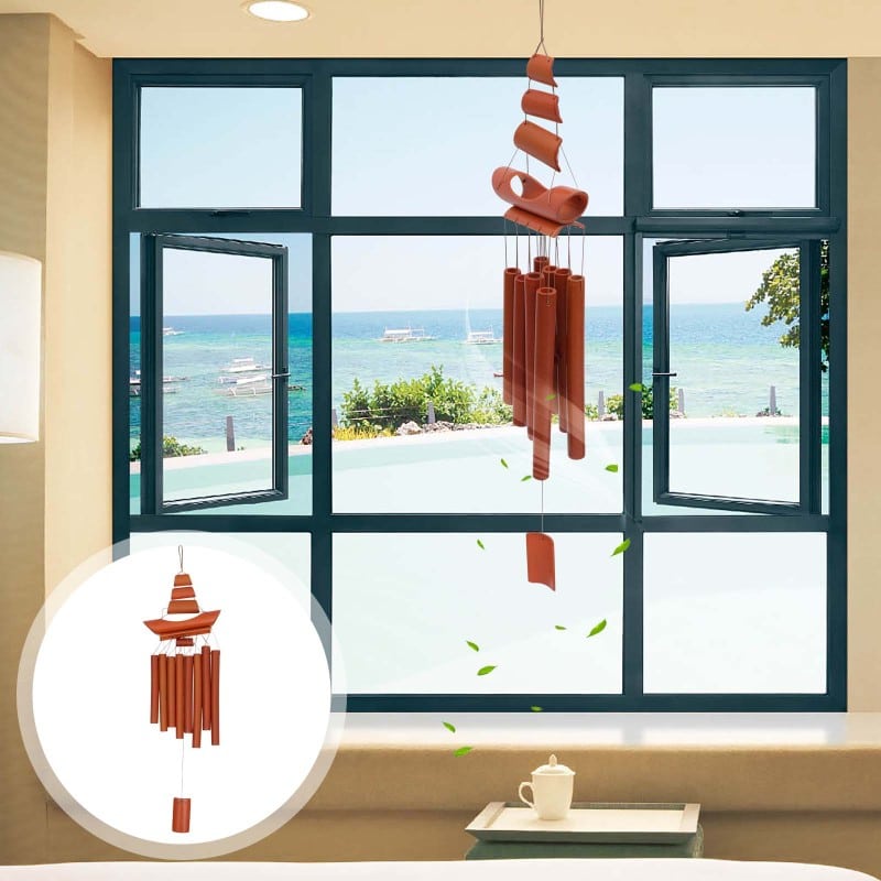 Carillon Bambou à Vent de Style Décoratif et Créatif