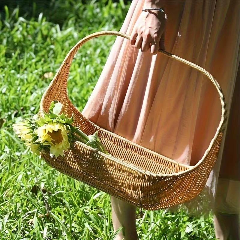 Corbeille Rotin au Style Rustique