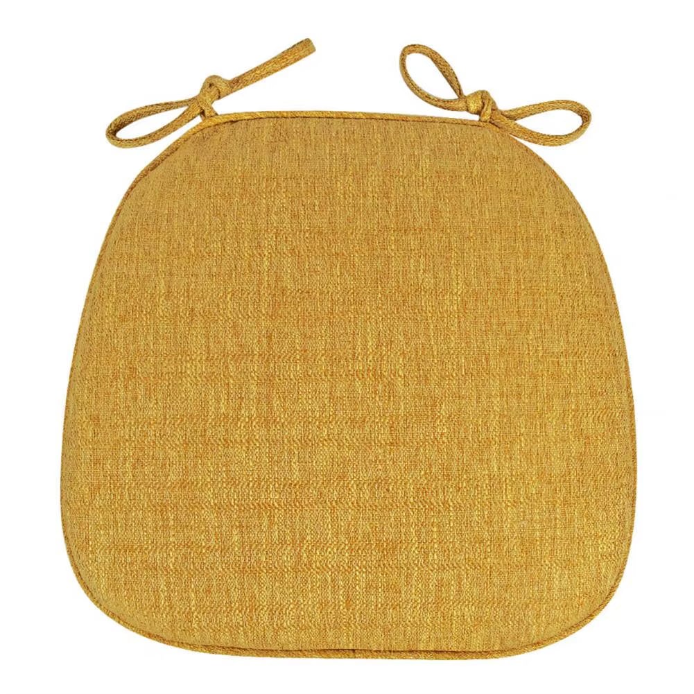 Coussin Chaise Rotin Jaune et Rembourré