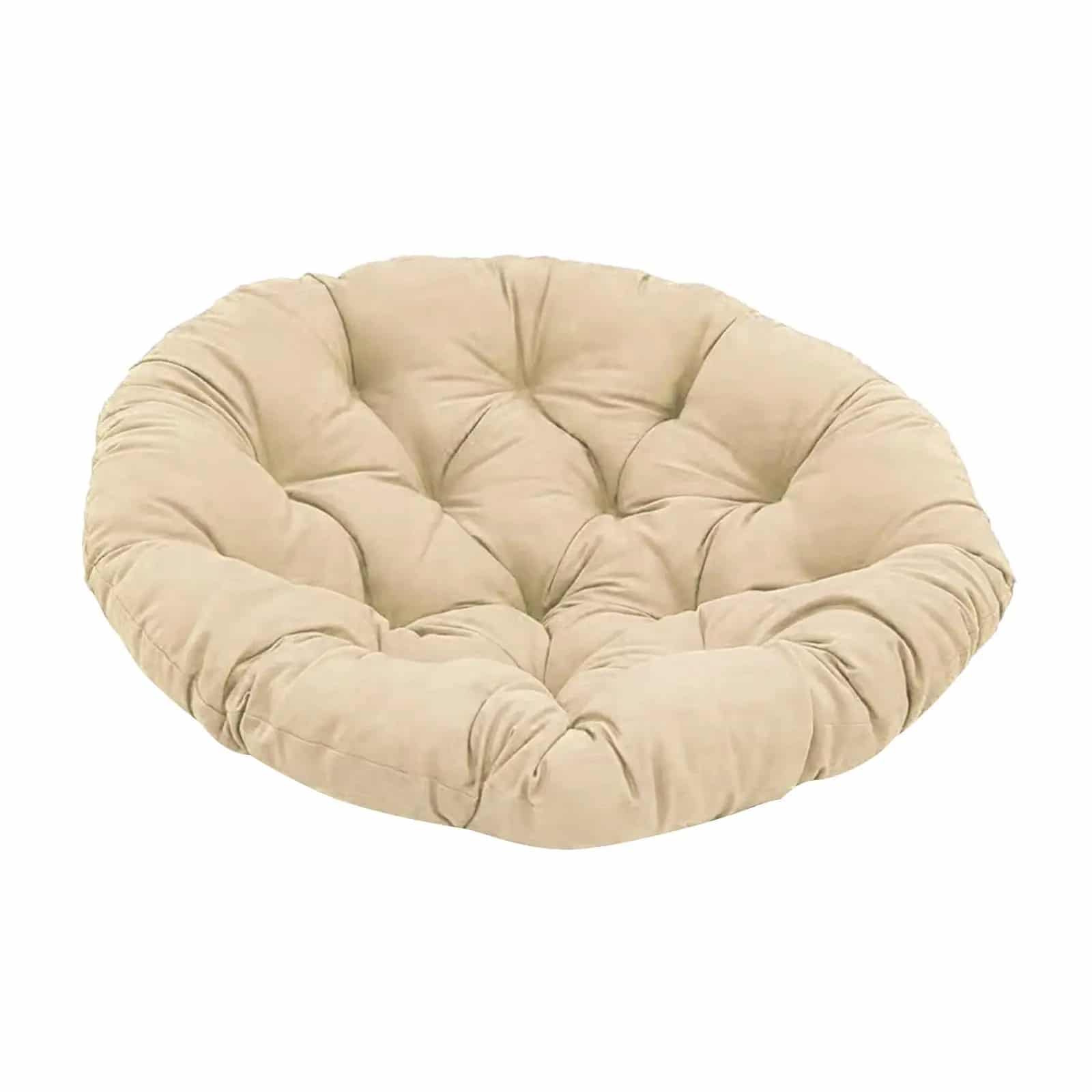 Coussin Loveuse Rotin Rond et Rembourré