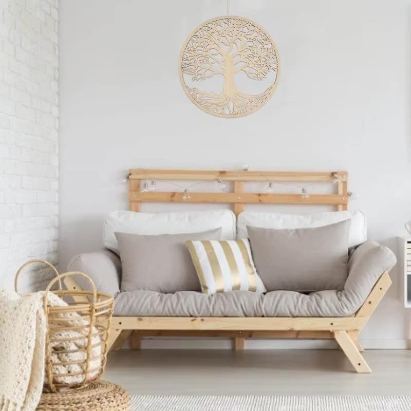 Décoration Murale Arbre de Vie en Bois