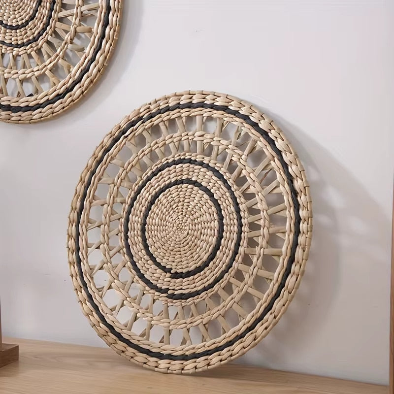 Décoration Murale Bohème en Rotin