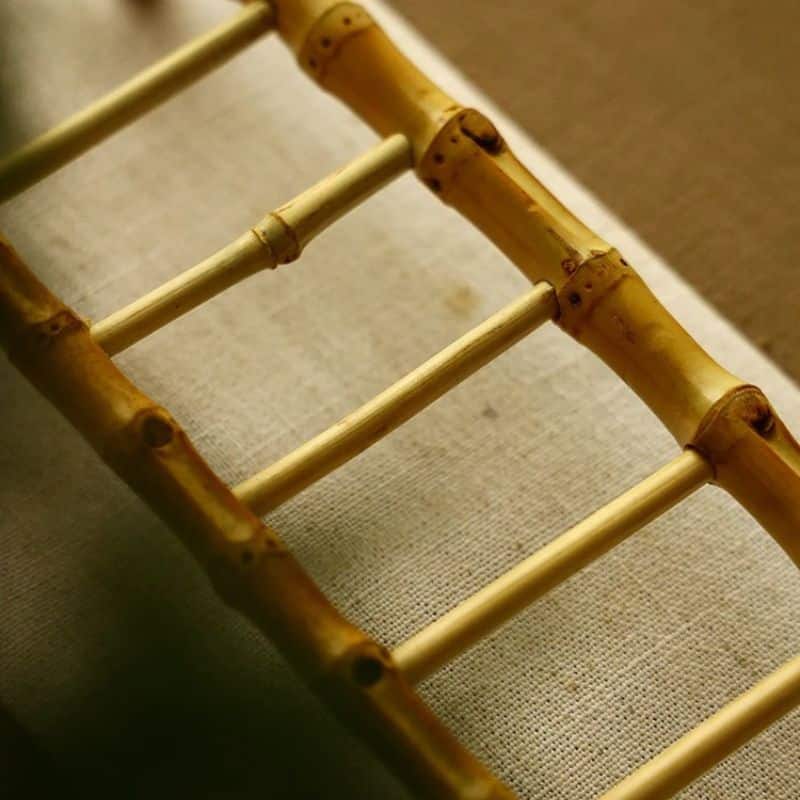 Échelle Bambou Artisanale Porte Tasse