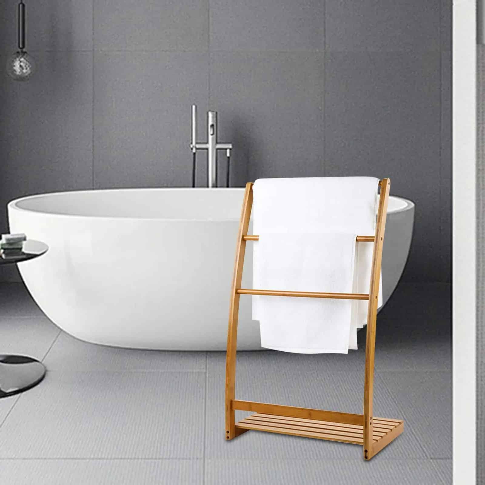 Échelle Bambou Porte Serviette Pratique
