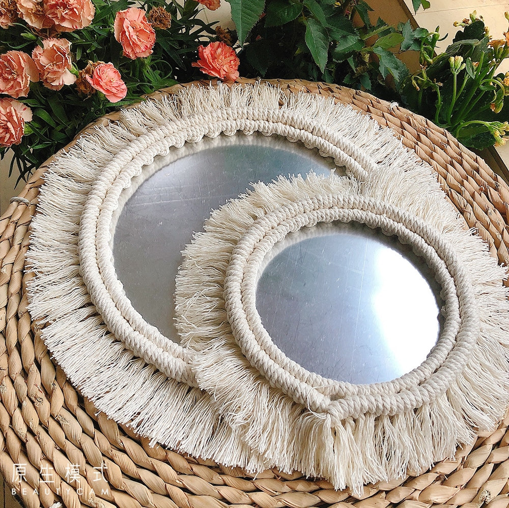 Ensemble de miroirs tissés