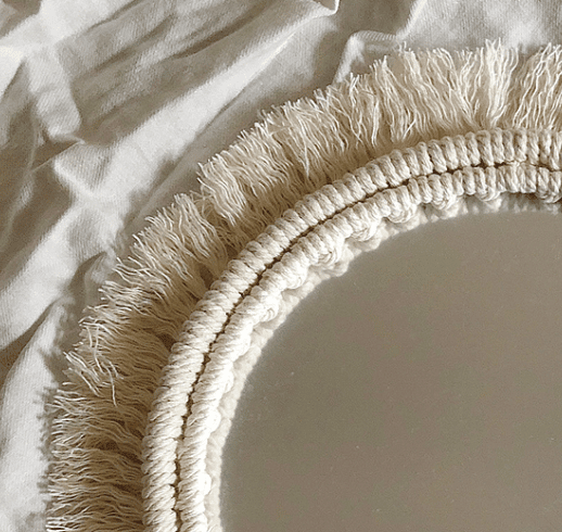 Ensemble de miroirs tissés