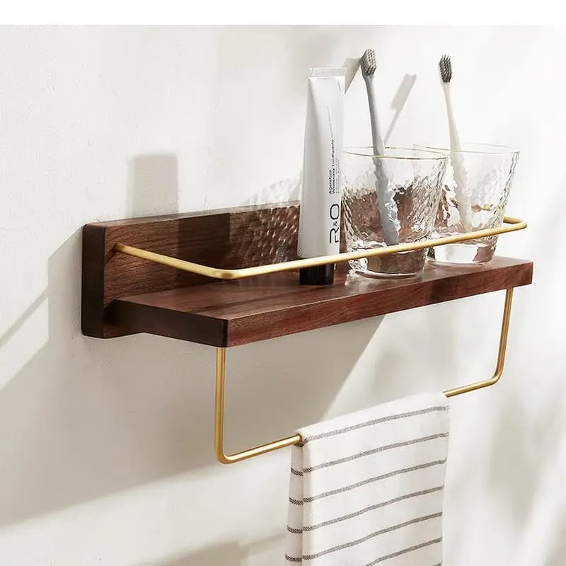 Étagère Murale Bois Luxueuse