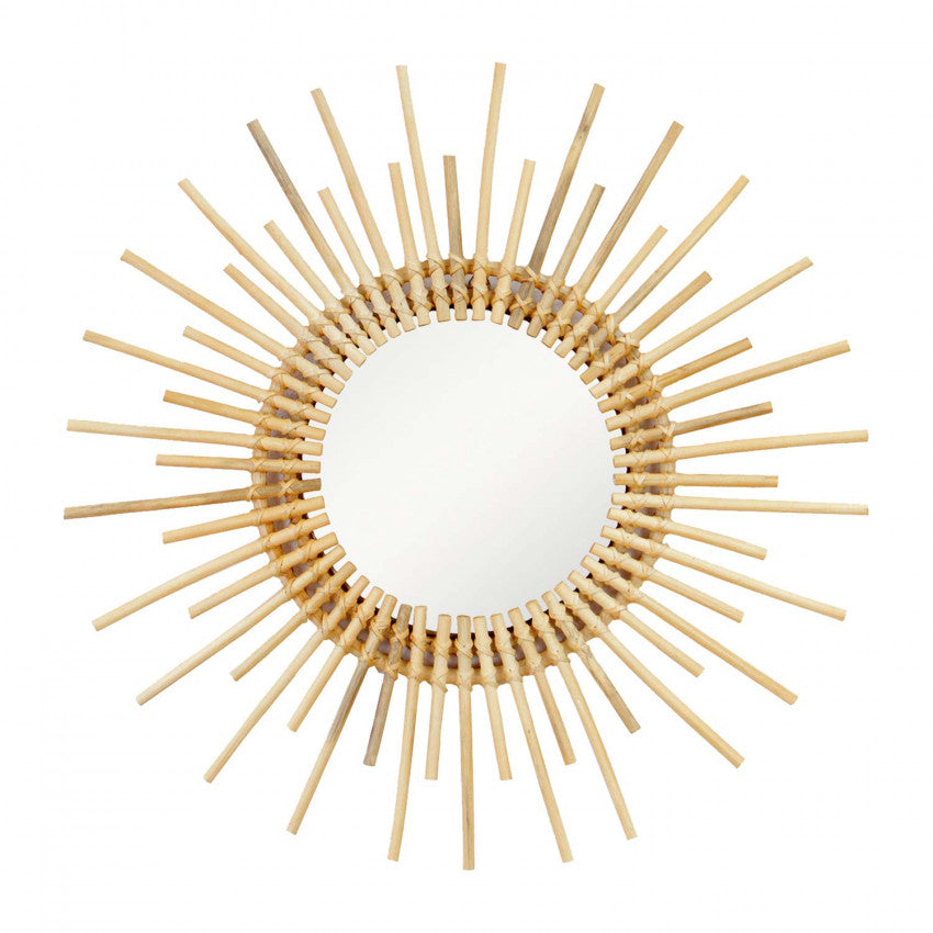 Grand miroir soleil rayonnant