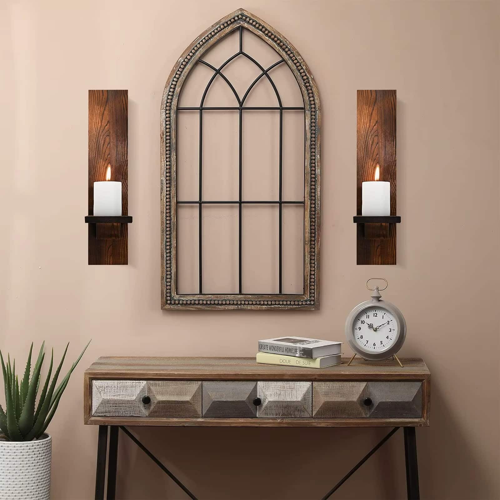 Lot de 2 Supports Vintages en Bois