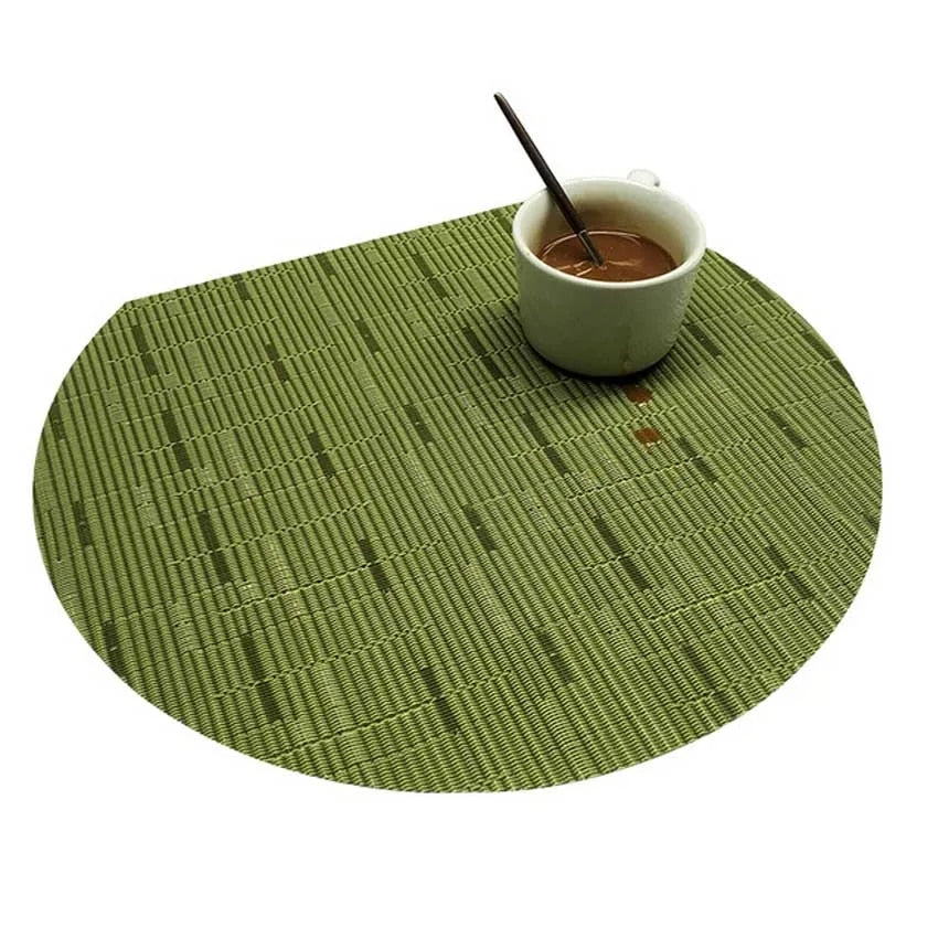 Lot de 4 Sets de Table Bambou Verts