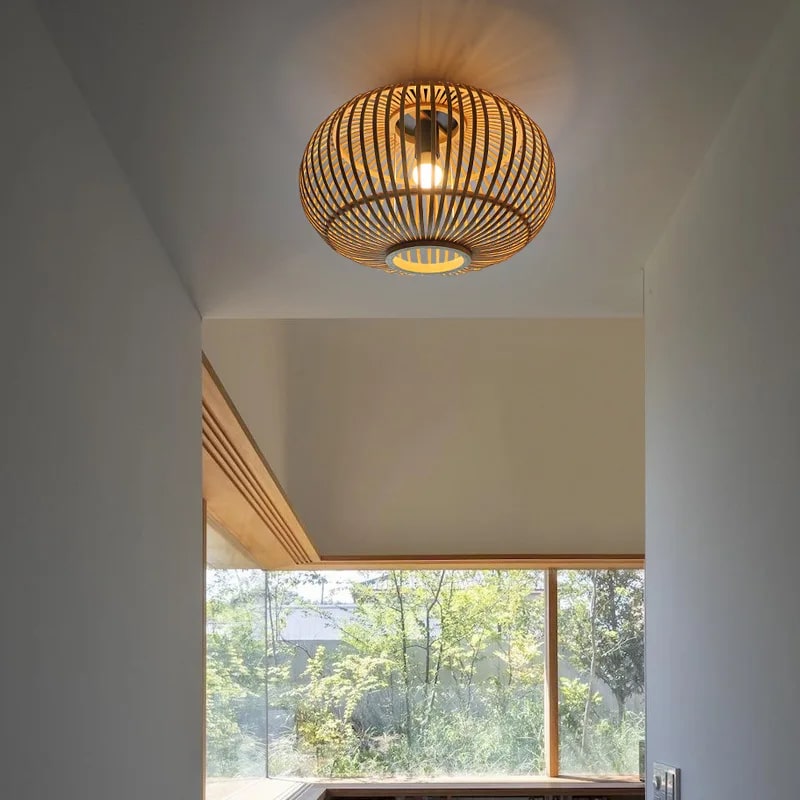 Lustre Bambou Créatif de Style Japonais