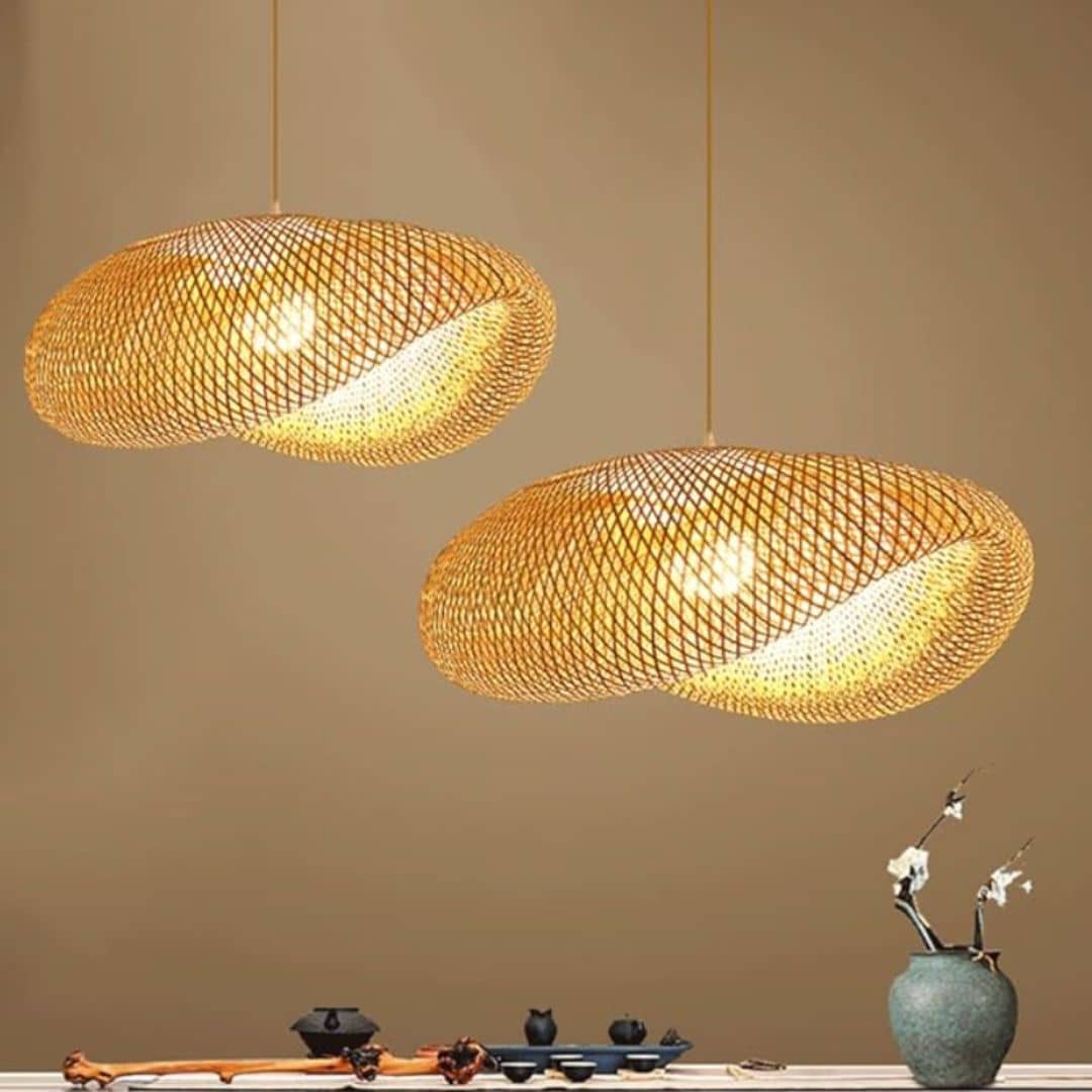 Lustre naturel ondulé