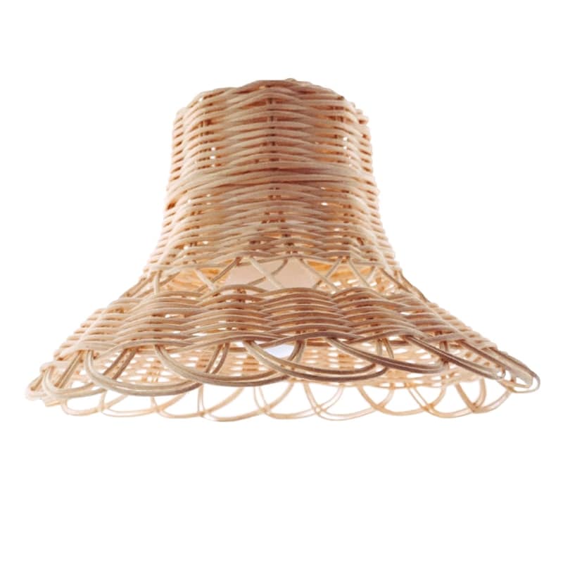 Lustre suspendu en rotin chinois style antique