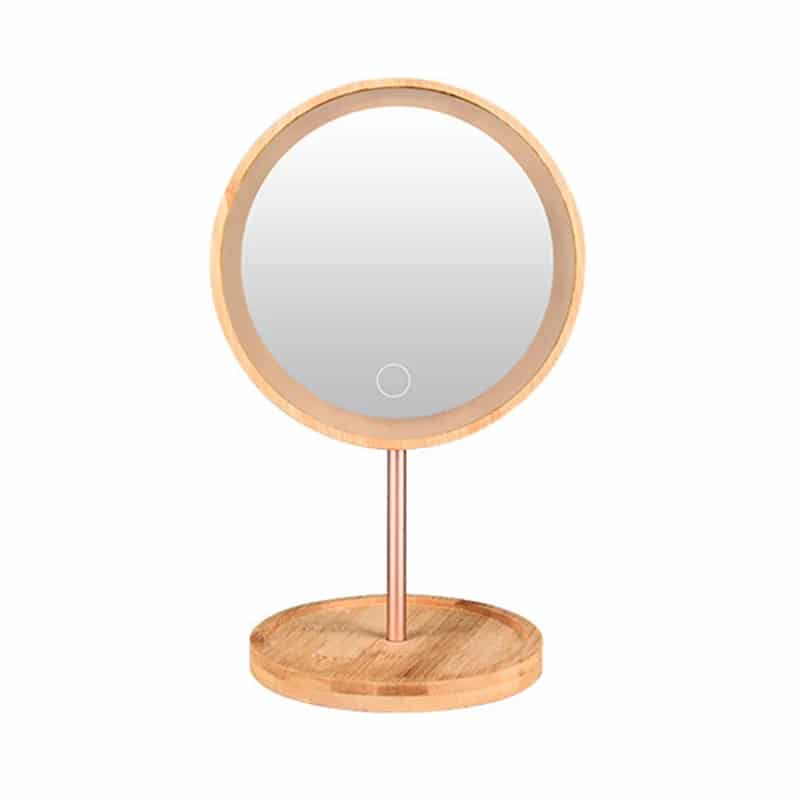 Miroir Bois pour Maquillage avec Lumière LED