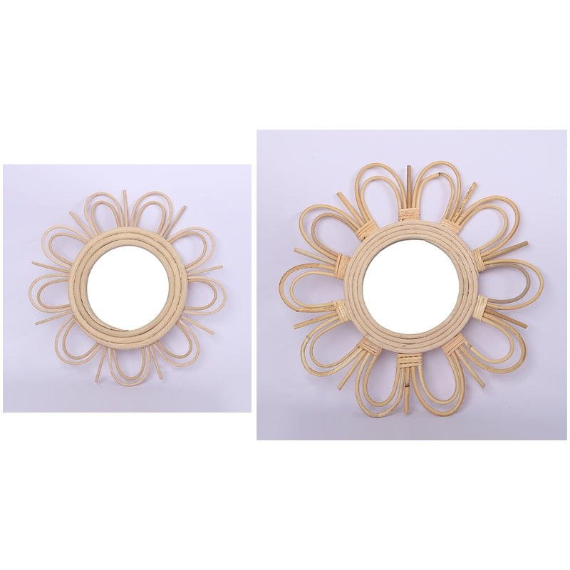 Miroir fleur double