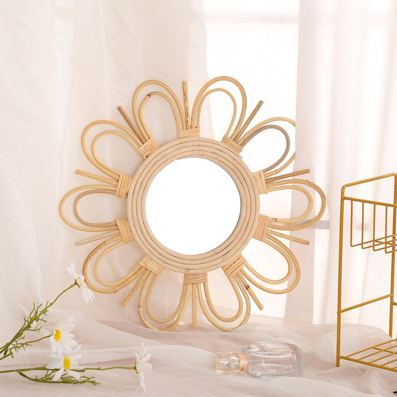 Miroir fleur double