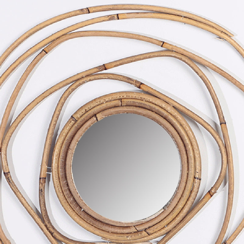 Miroir en forme de rose