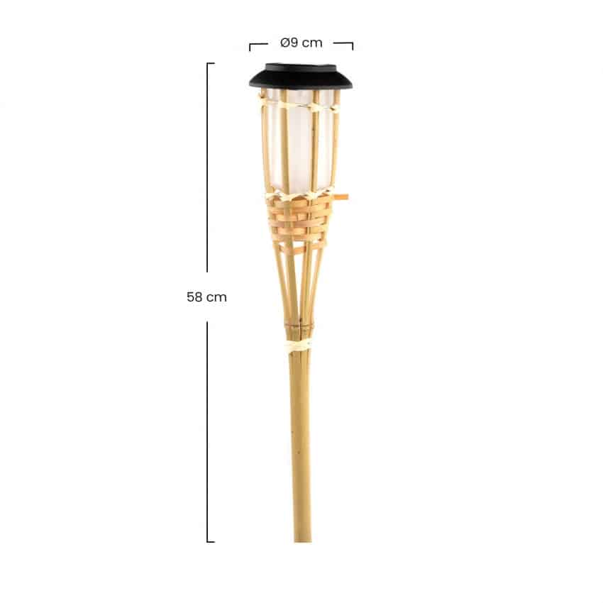 Pack de 12 lampes solaires couleur naturelle