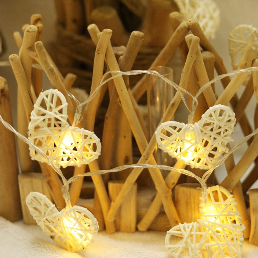 Pack Guirlande: Guirlande fagnons + Guirlande cœurs lumineuse