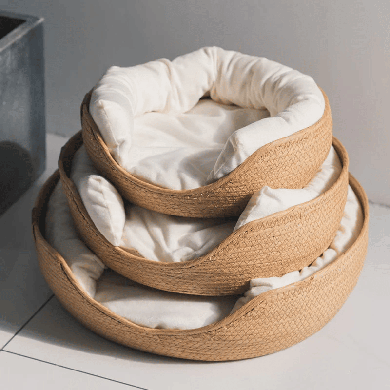 Panier circulaire pour animaux de compagnie