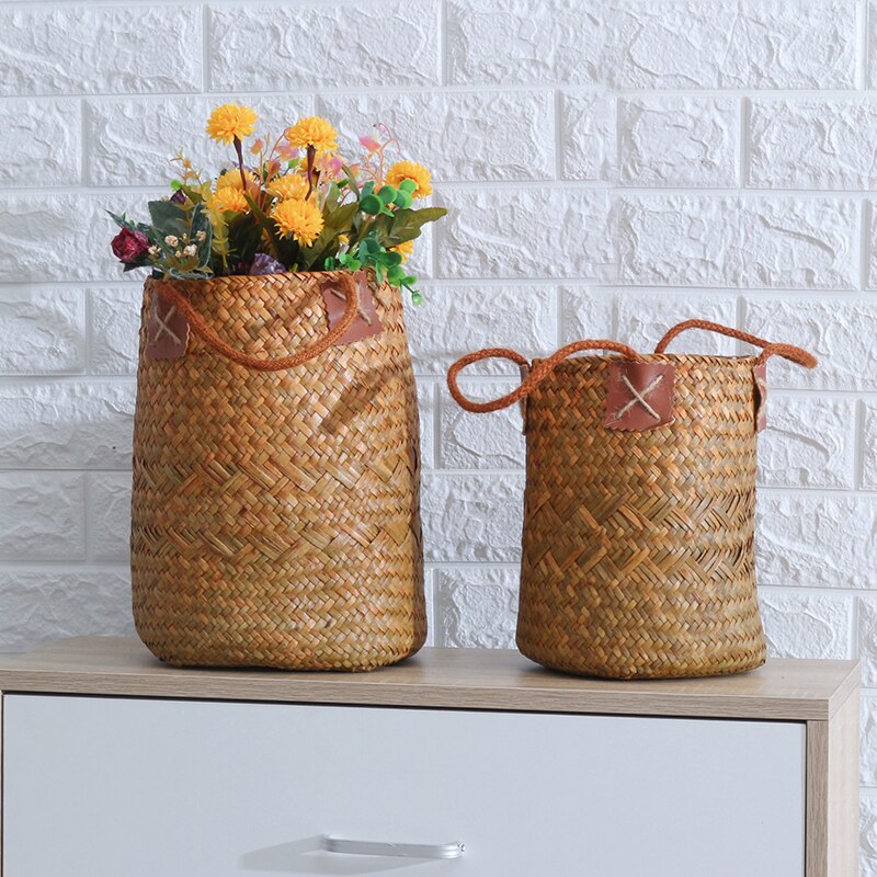 Panier de rangement couleur naturel