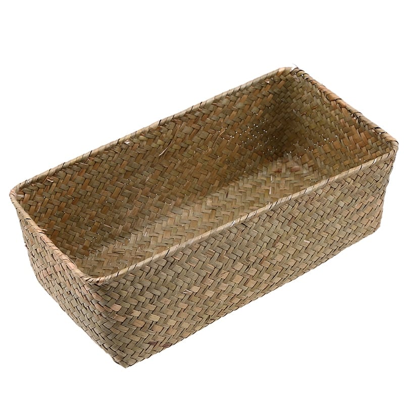 Panier de rangement pratique en rotin tissé