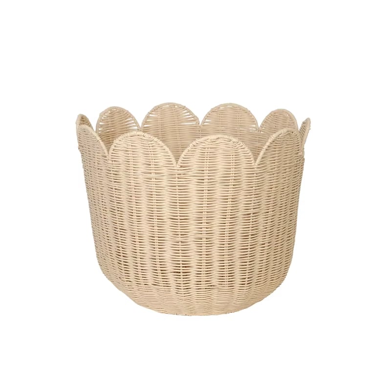 Panier à Linge Rotin Décoratif et Nordique