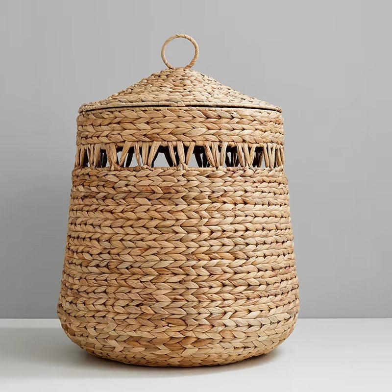 Panier à Linge Rotin Nordique