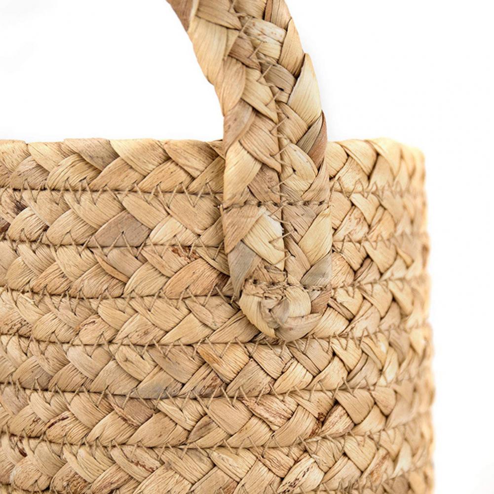 Panier porte plante suspendu en rotin