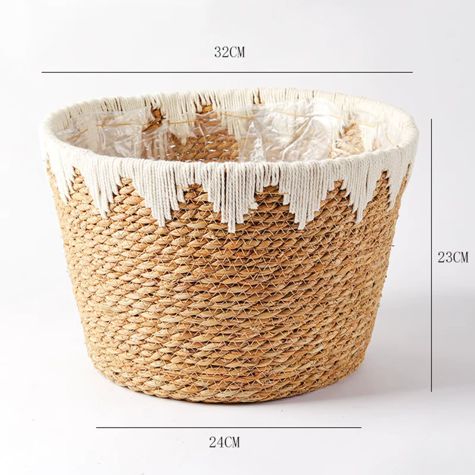 Panier en Rotin Rustique et Artisanal