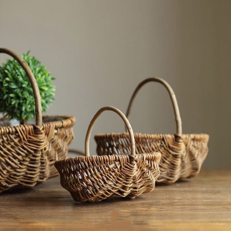 Panier tissé pour décoration intérieure