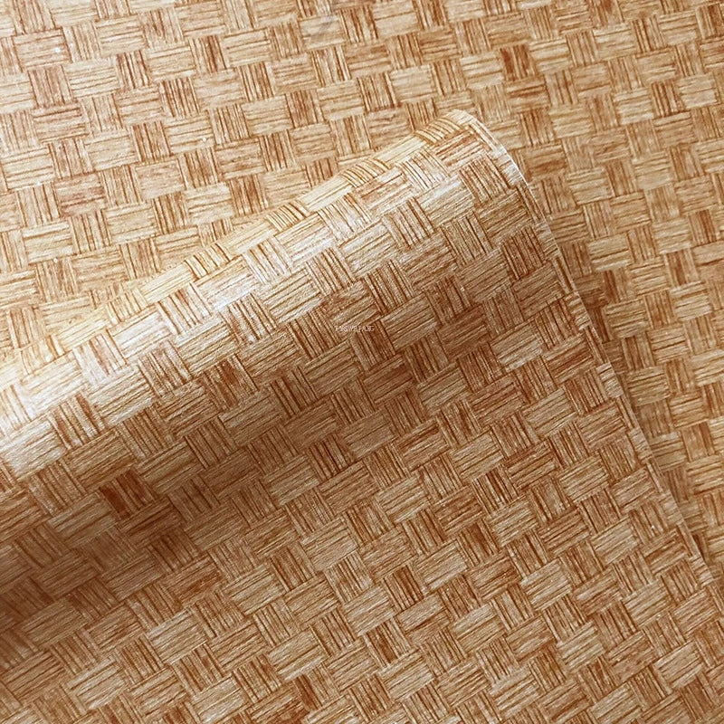 Papier Peint Effet Bambou de Style Rétro en Vinyle