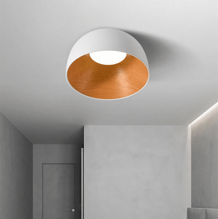 Plafonnier Bois LED Moderne de Style Japonais