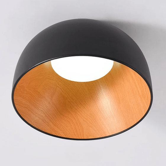 Plafonnier Bois LED Moderne de Style Japonais