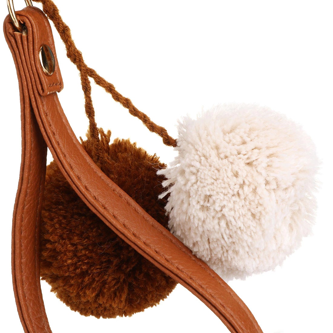 Pochette à main tissée carrée