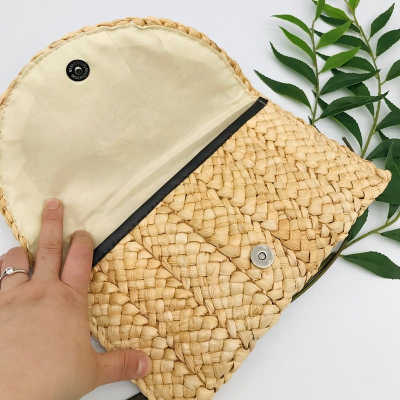 Pochette en paille fait à la Main pour femmes