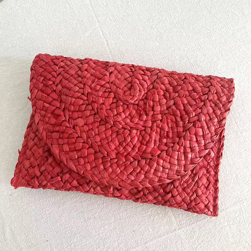 Pochette en paille fait à la Main pour femmes
