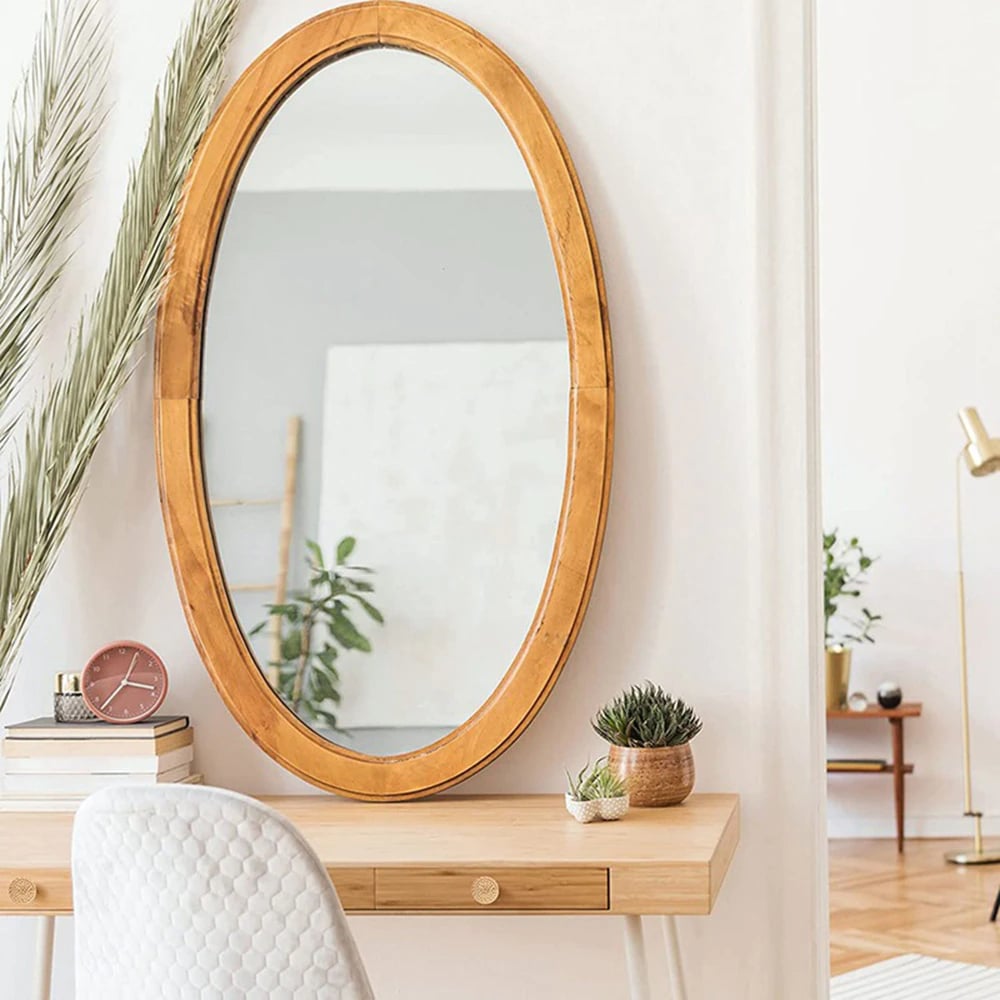 Poignée de meuble en Bois et rotin Beige