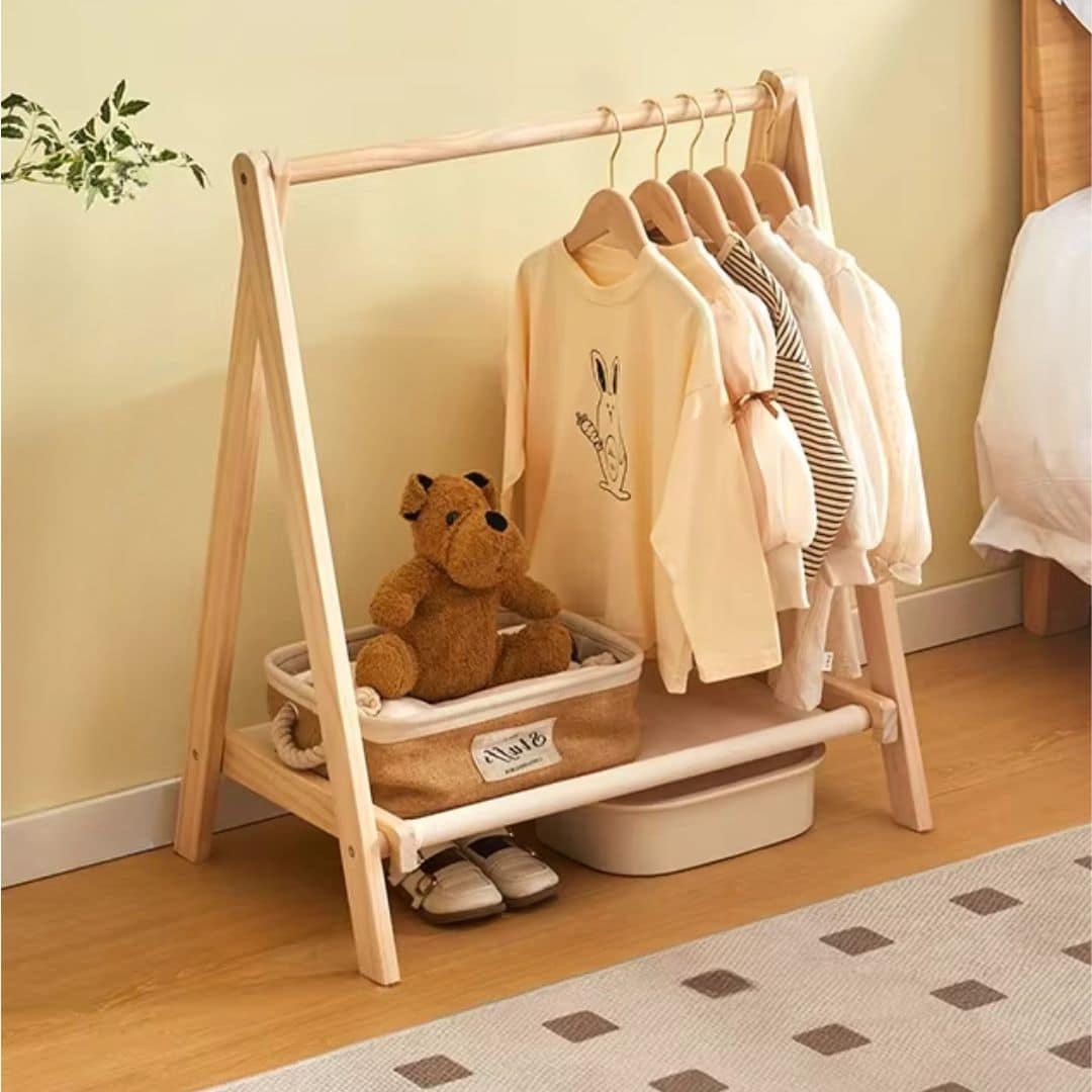 Portant Bois Pliable et Moderne
