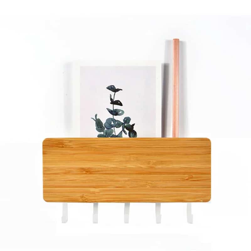 Porte Clés Mural en Bois