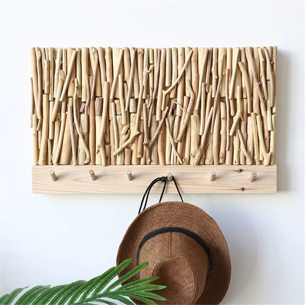 Porte Objet Décoratif et Mural en Bois